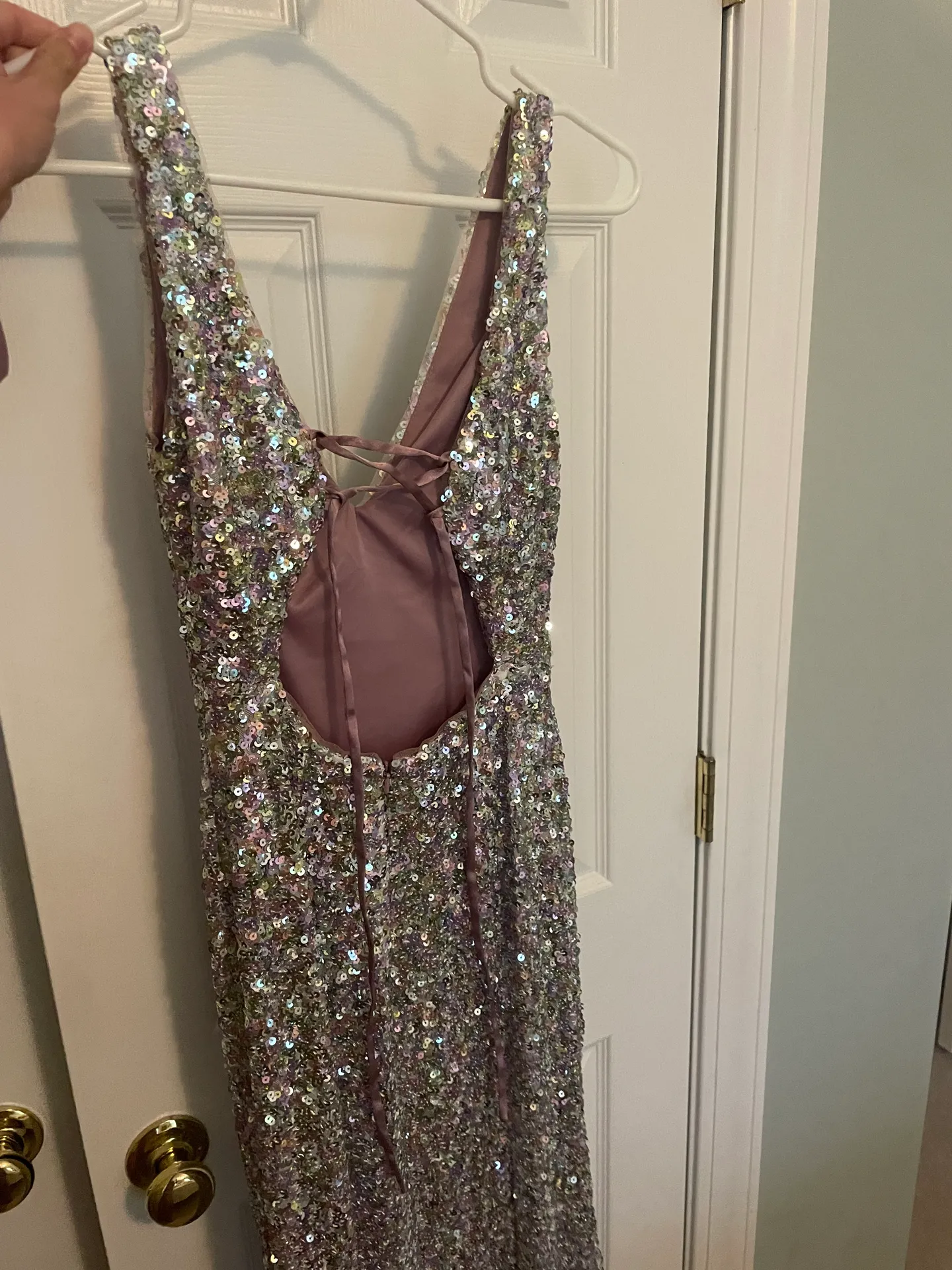 Sequin Prom Dress Multiple Size 2 - Image 5