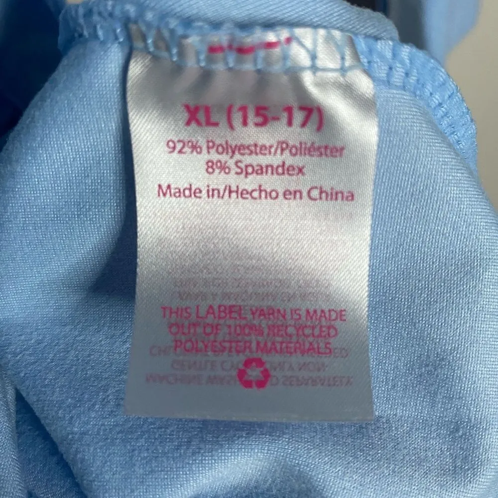 NWT No Boundaries Junior’s Light Blue Ruched Front Button Dress Size XL - Image 6