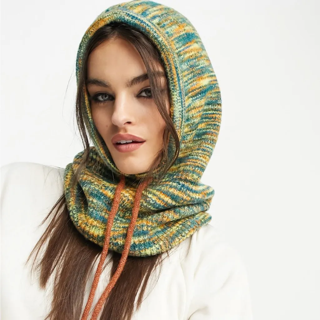 NWT - Free People - spacedye balaclava in turquoise multi - Image 3