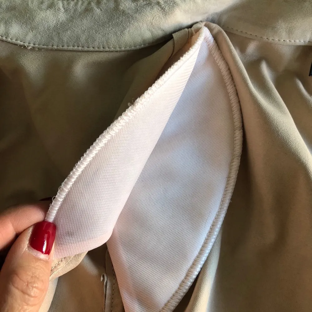 St. John Taupe Goat Suede Draped Open Jacket. Sz 2 - Image 12