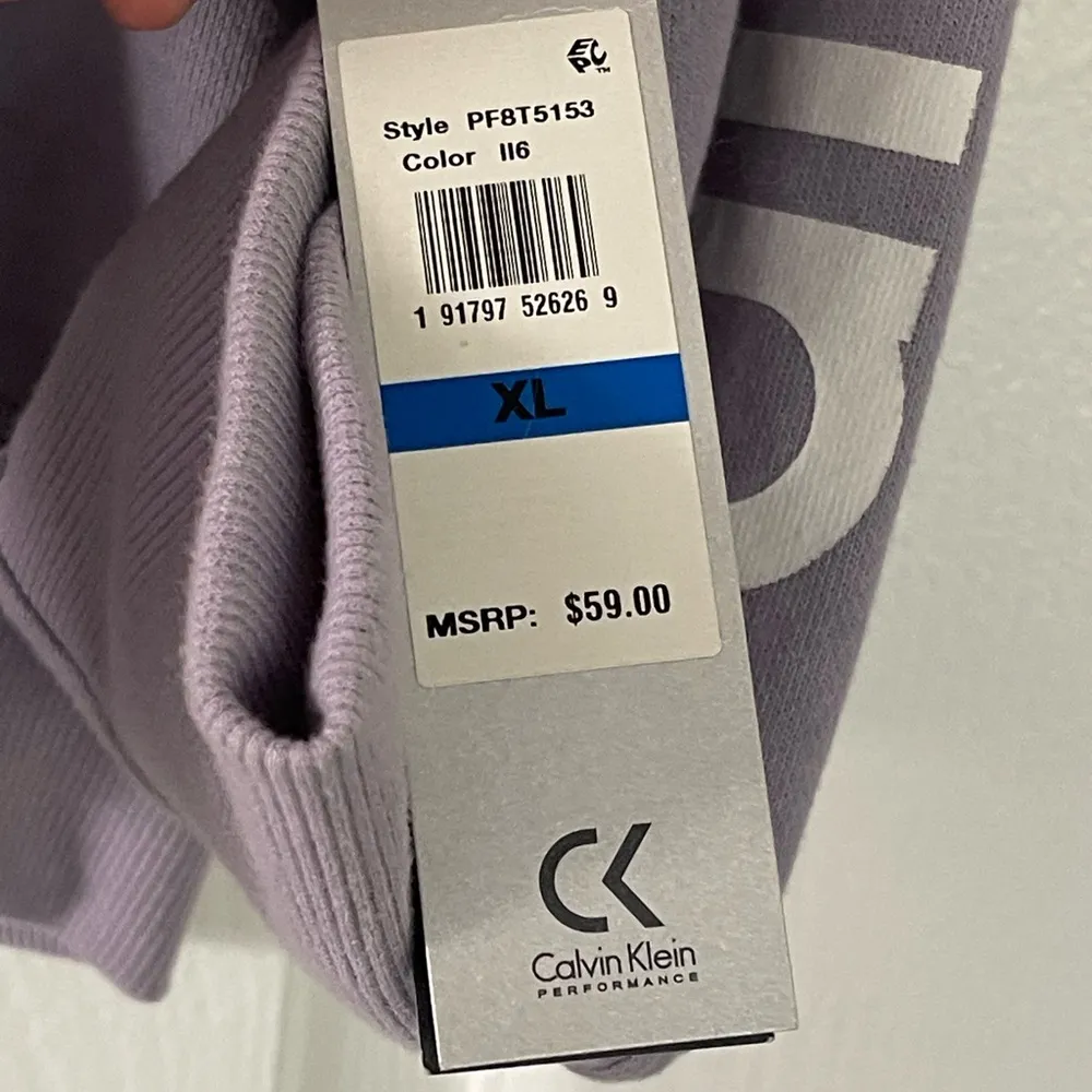 Calvin klein hoodie, L, purple - Image 3