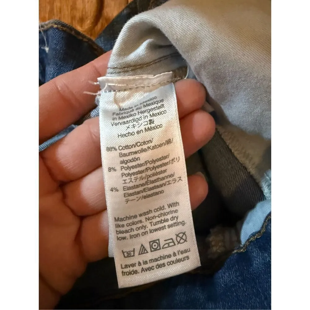 Madewell 11" High-Rise Skinny Jeans in Maricopa Wash AG164 size 32 - Image 12