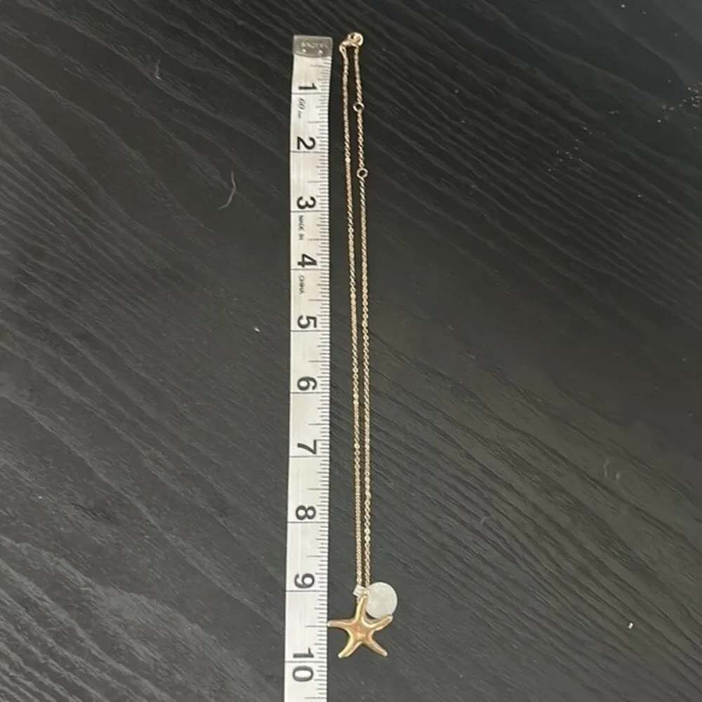 NWT Mahina Hawaii Fashion 18" Gold Chain Necklace Starfish Sea Star Pendant - Image 3