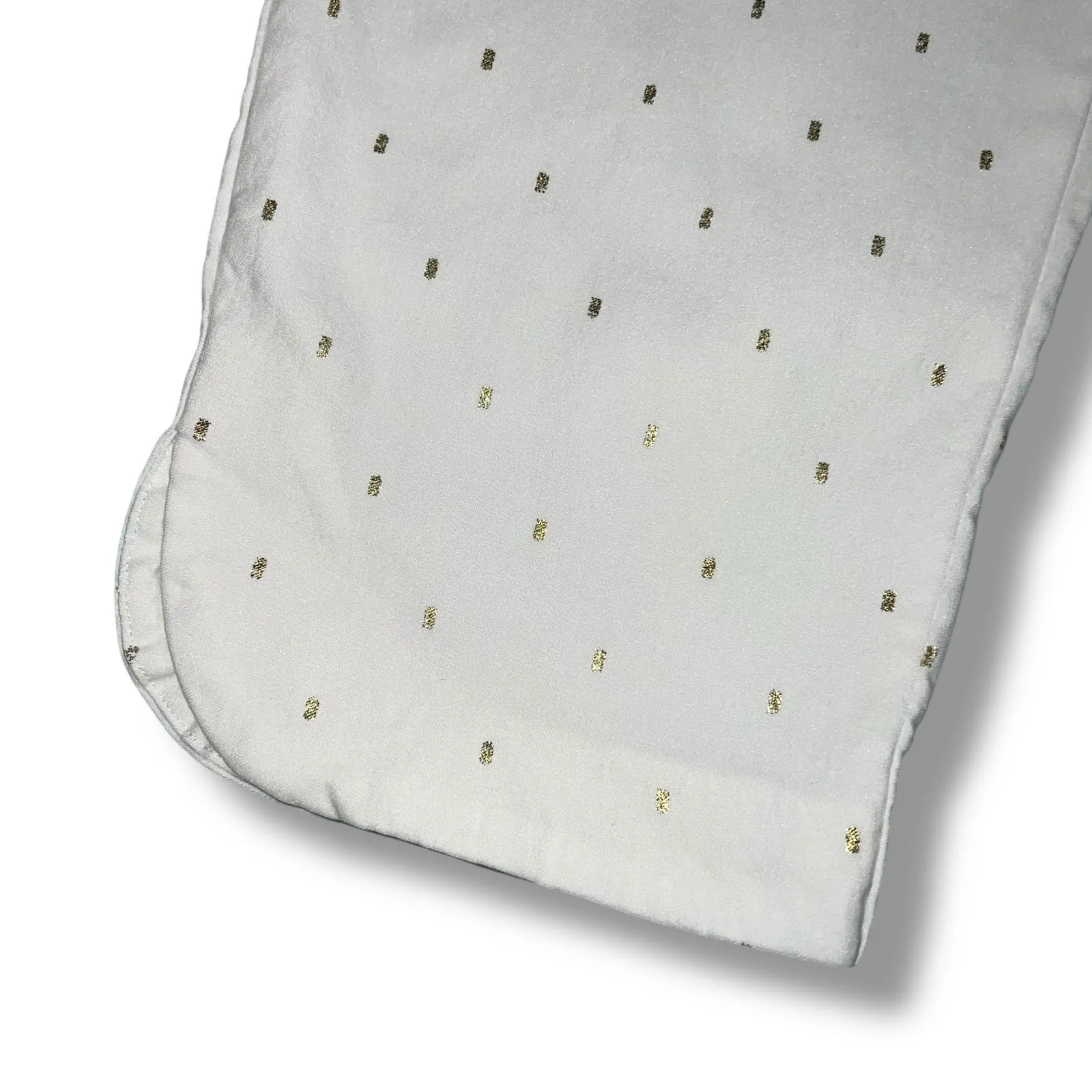 Soft Surroundings Womens Straight Leg Ankle Length Pants White Gold Accents XL - Image 3