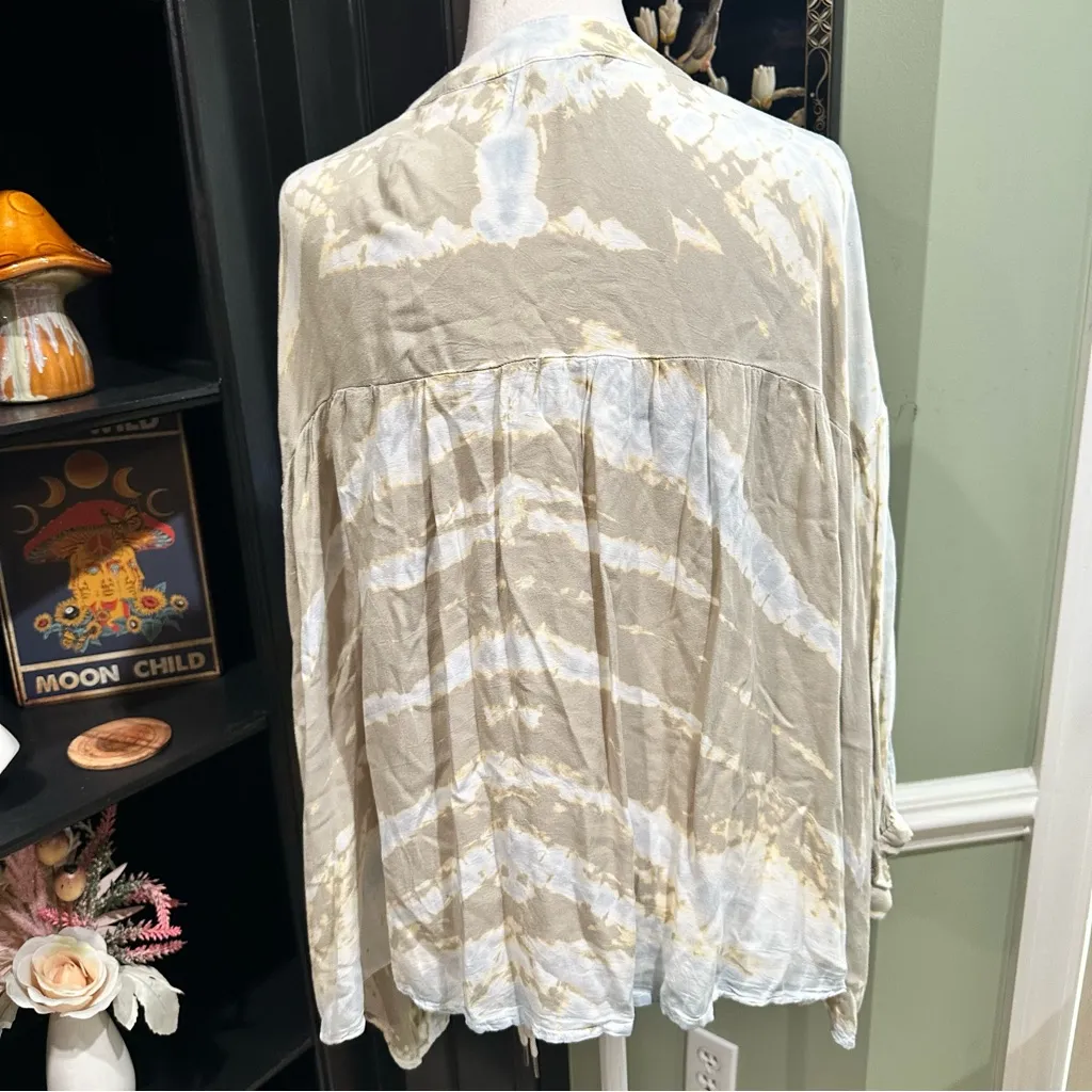 Young Fabulous & Broke Tie-Dye Boho Blouse Size: Approx. Medium/Large - no tag - Image 7