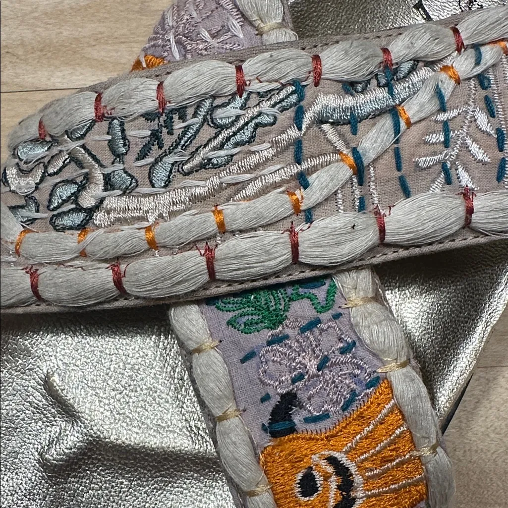 Free People Wildflower Crossband Sandals Sz 39.5 (8.5) - Image 8