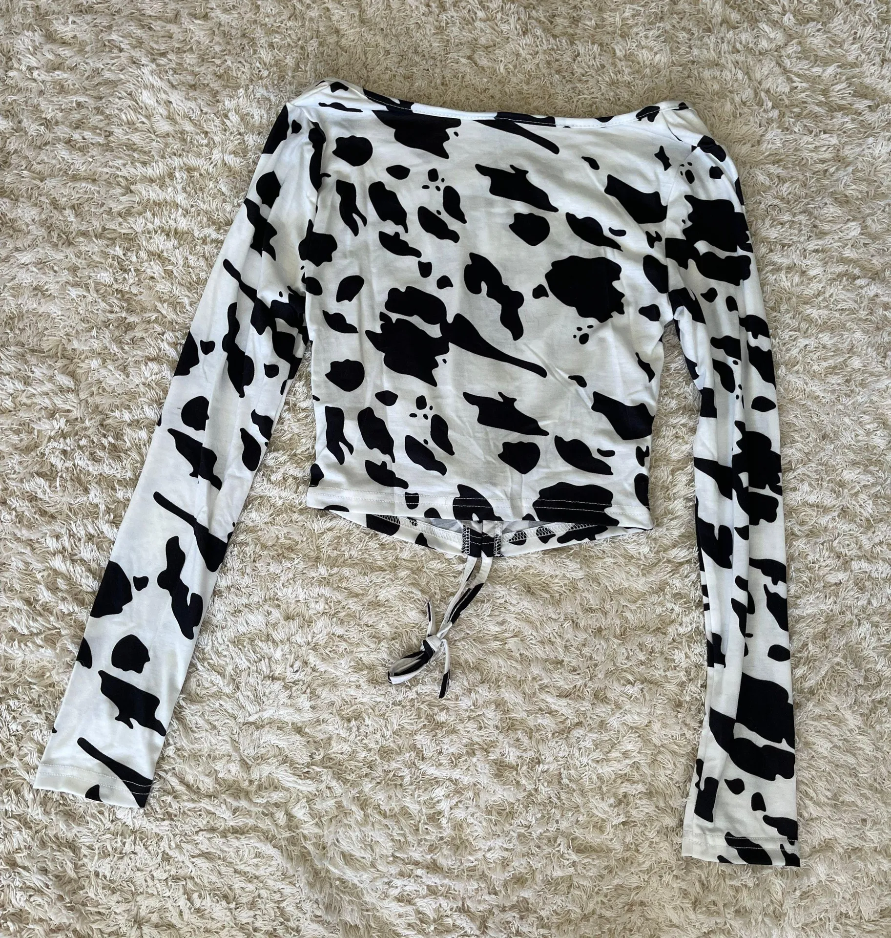 Cow Print Crop Top - Image 3