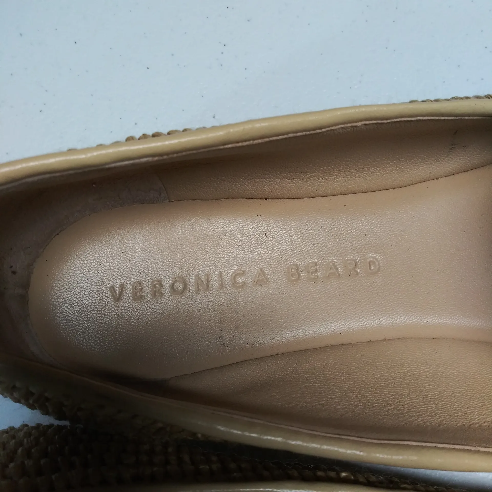 Veronica Beard Champlain Loafer Raffia Chic Size 8 - Image 3