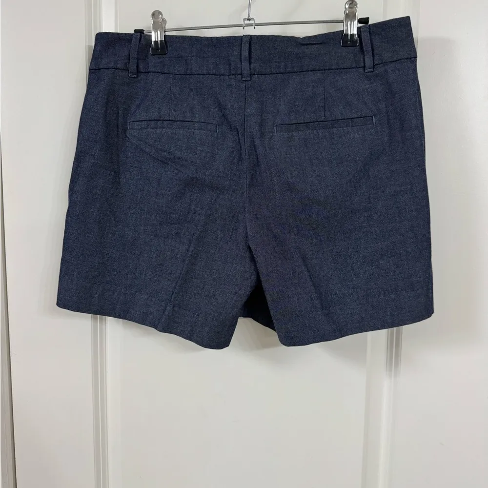 NWOT Ann Taylor Blue Shorts Tailored Fit 4” Inseam - Image 2