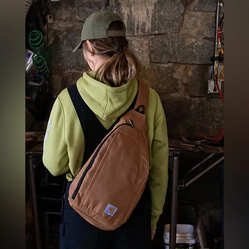 CARHARTT Sling Bag Black $50 Retail NWT - Image 8