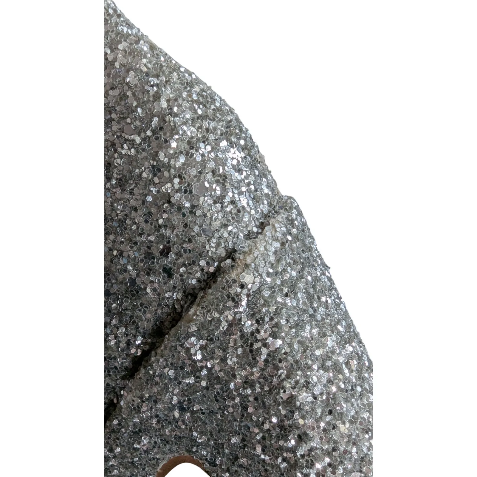 Lemon Drop Silver Glitter Platform Boots Sabrina Carpenter Go Go Boots Party NYE Size 6.5 - Image 5