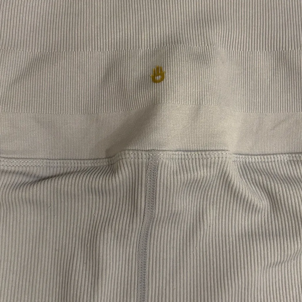 Spiritual Gangster Love Sculpt 7/8 Ruffle Lettuce Hem Pastel Blue Leggings XS/S - Image 5