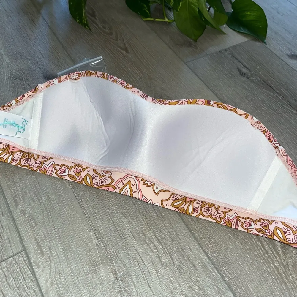 NWT Kona Sol Women's Lightly Lined Bandeau Bikini Top ONLY - Image 8