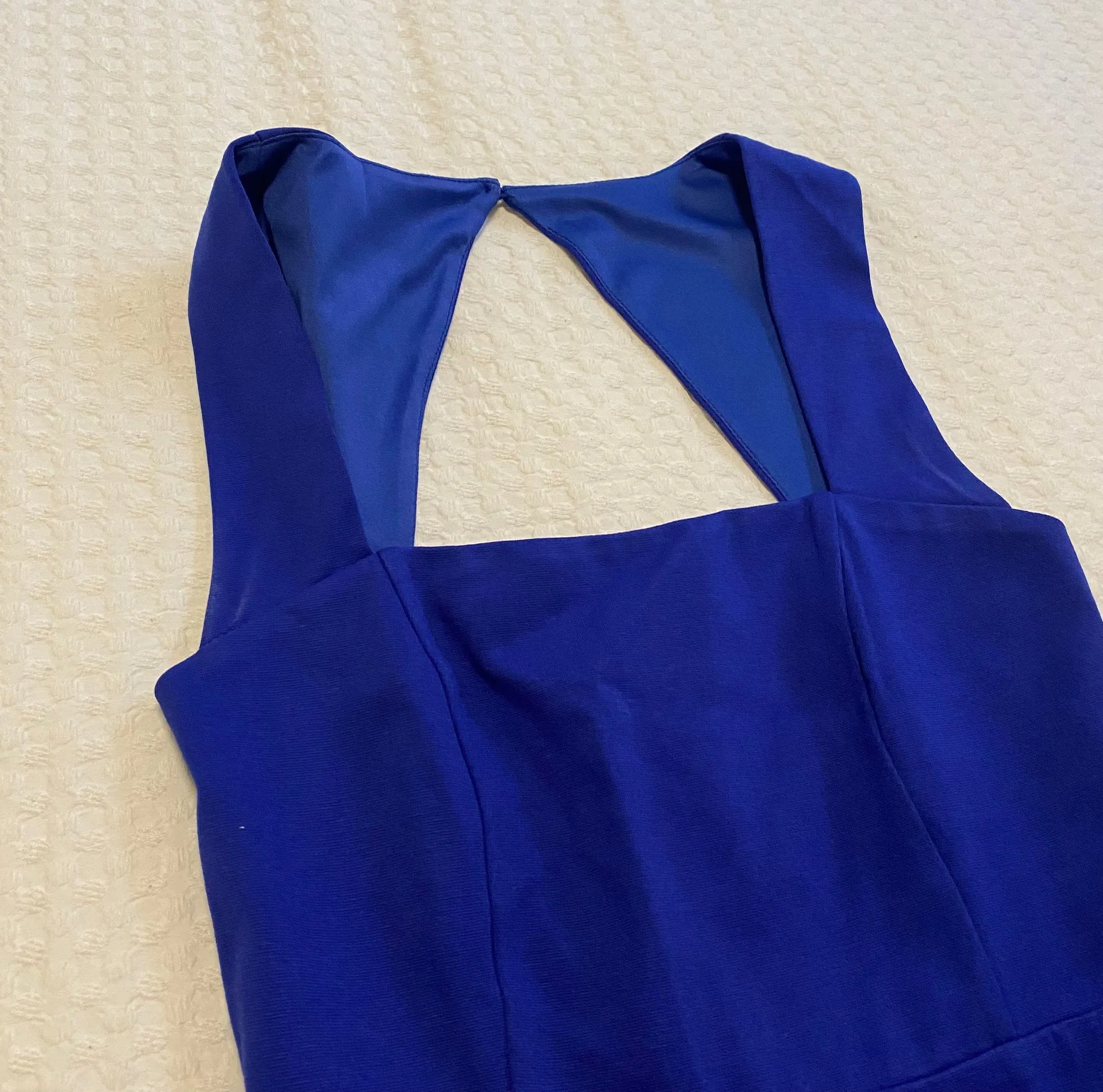 Royal Blue Mini Dress - Image 3