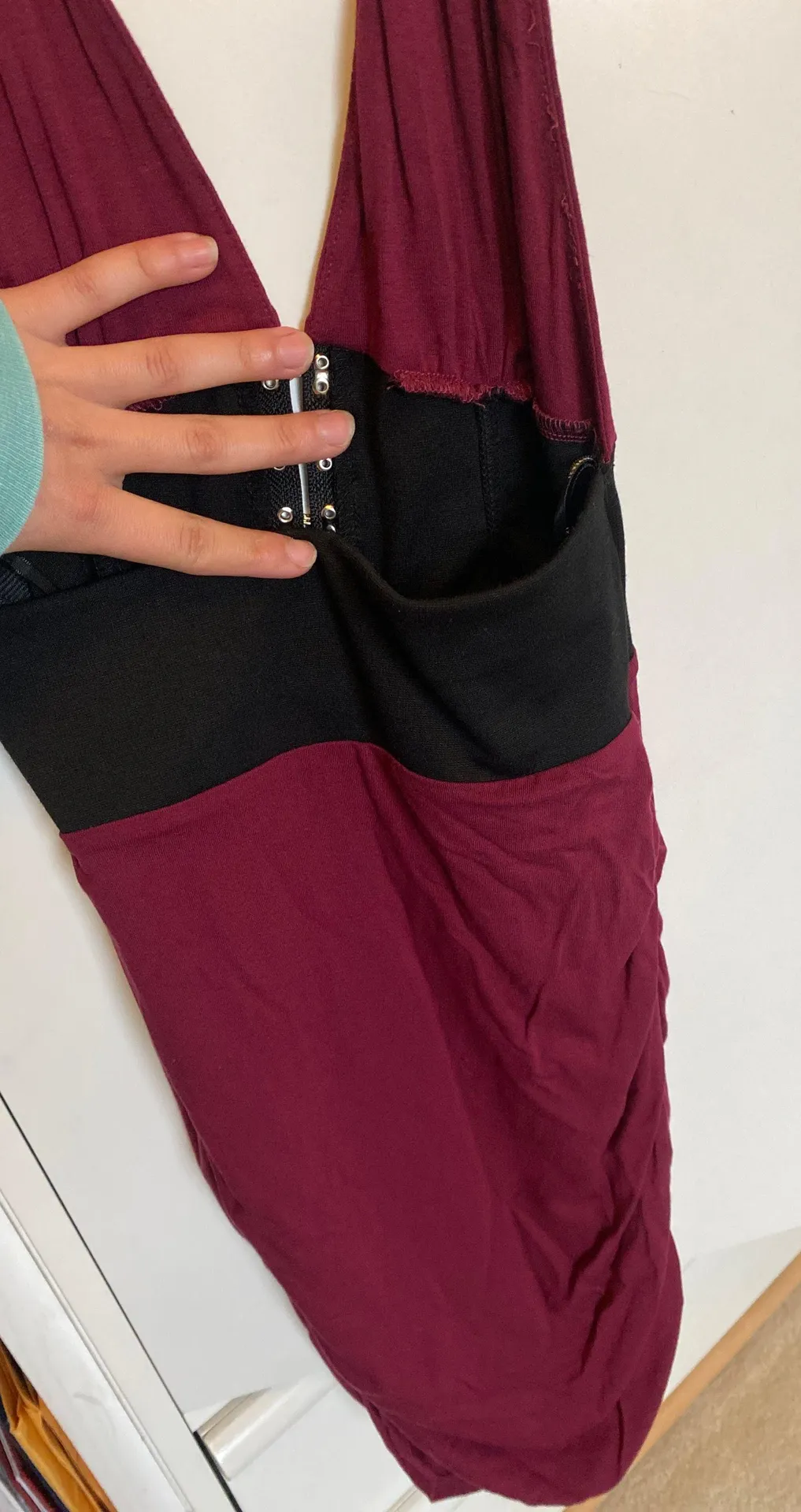 Maroon Dress Red Size M - Image 3