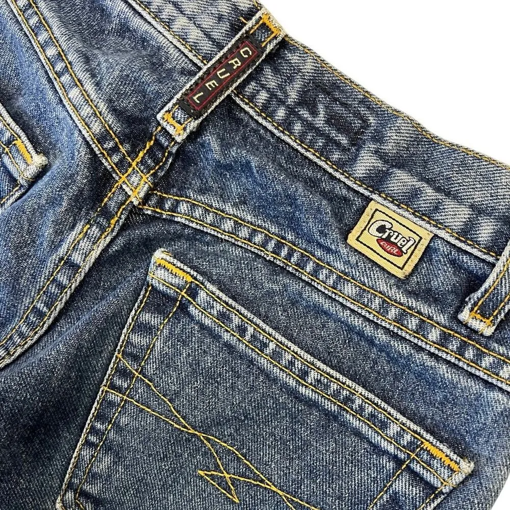 Vintage cruel girl slim low rise cropped jeans - Image 5