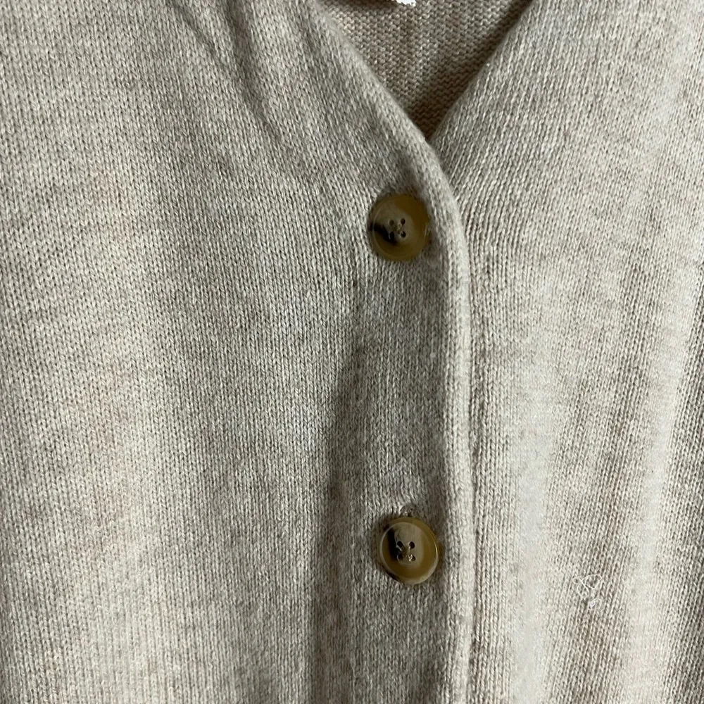 Madewell V-Neck Button Front Wool Blend Relaxed Cardigan Sweater Size XS - Image 8