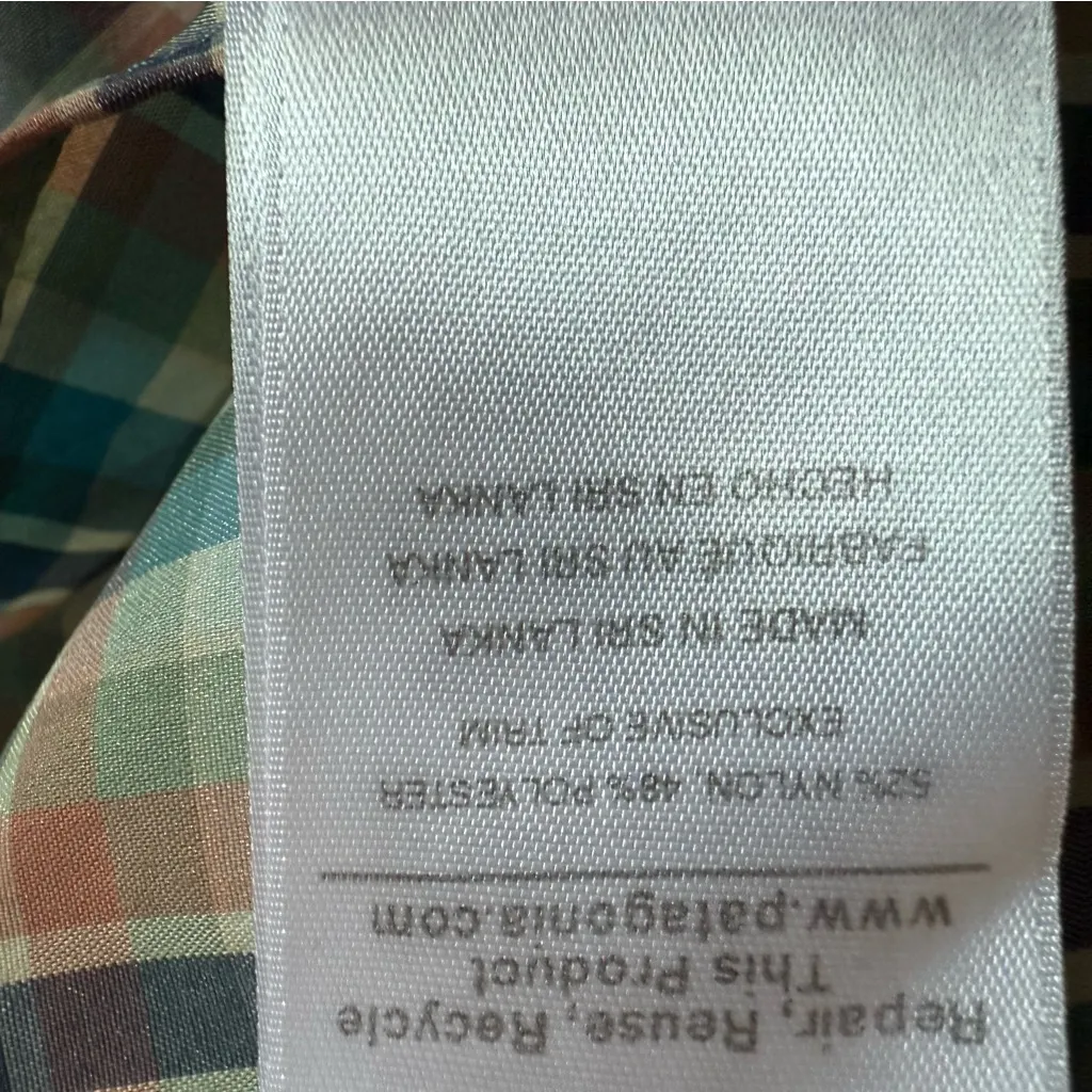 Patagonia Western W's Long-Sleeve Snap Button Havasu Shirt Plaid SZ M - Image 6