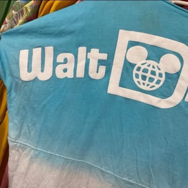 Disney parks WDW blue ombre short sleeve spirit jersey M - Image 3