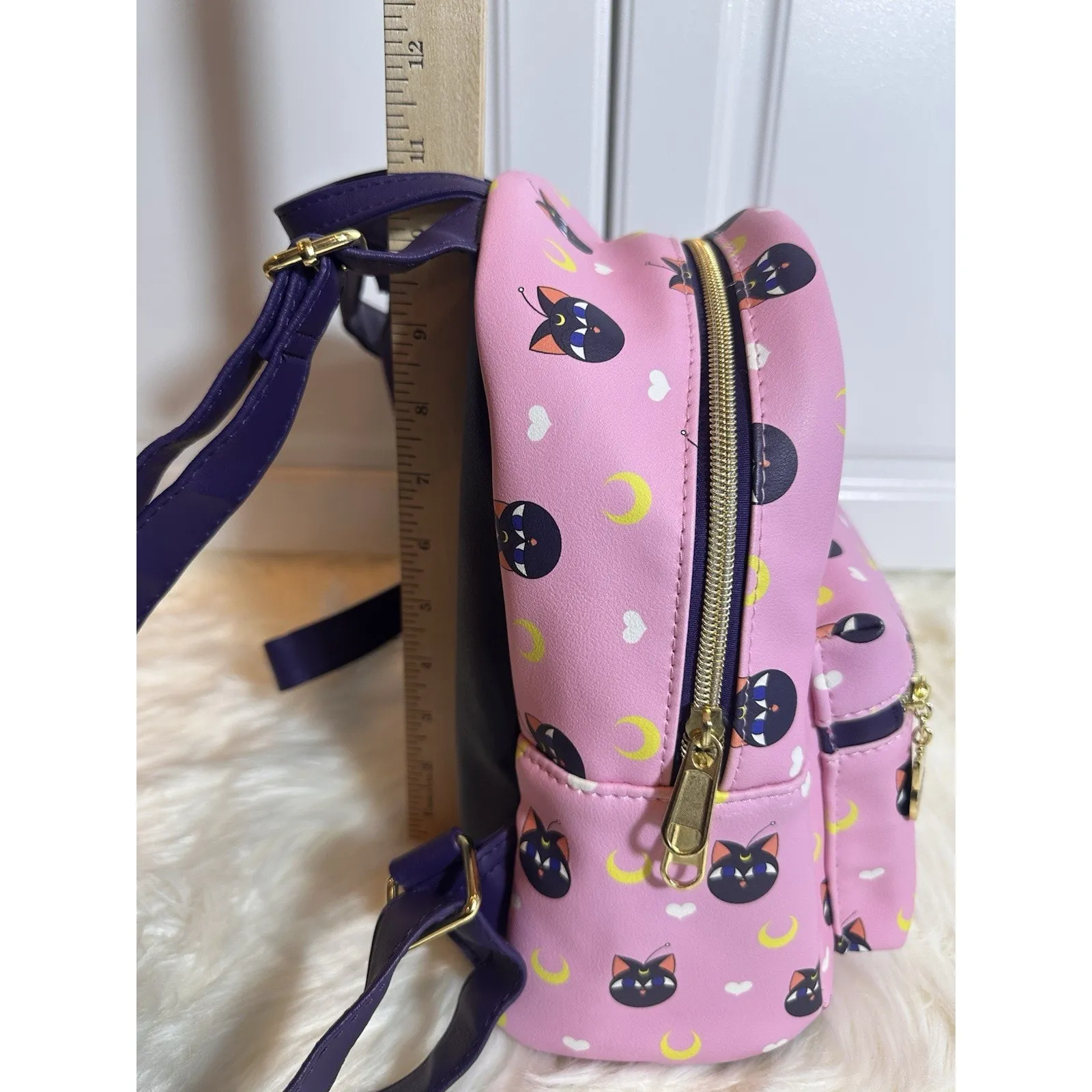 New: Sailor Moon Loungefly Luna Mini Backpack - Image 4