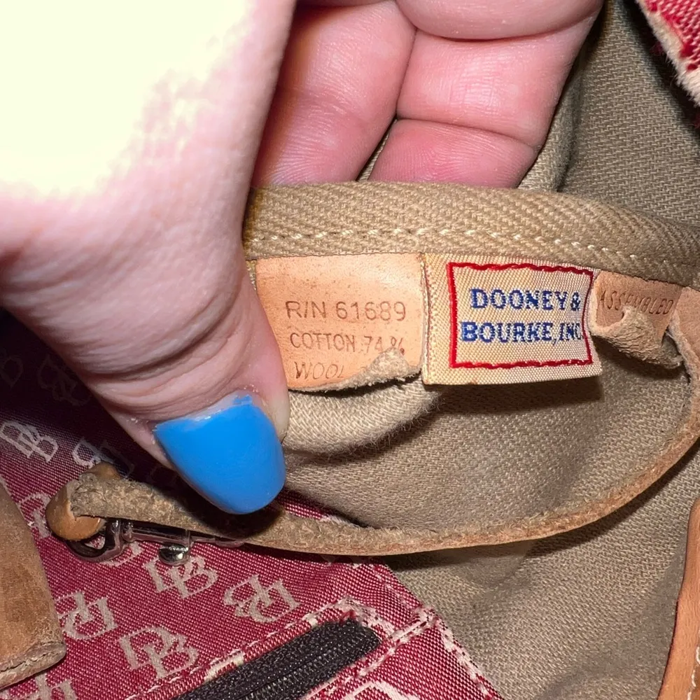 Dooney & Bourke Red Shoulder Mini Bag Y2K - Image 7