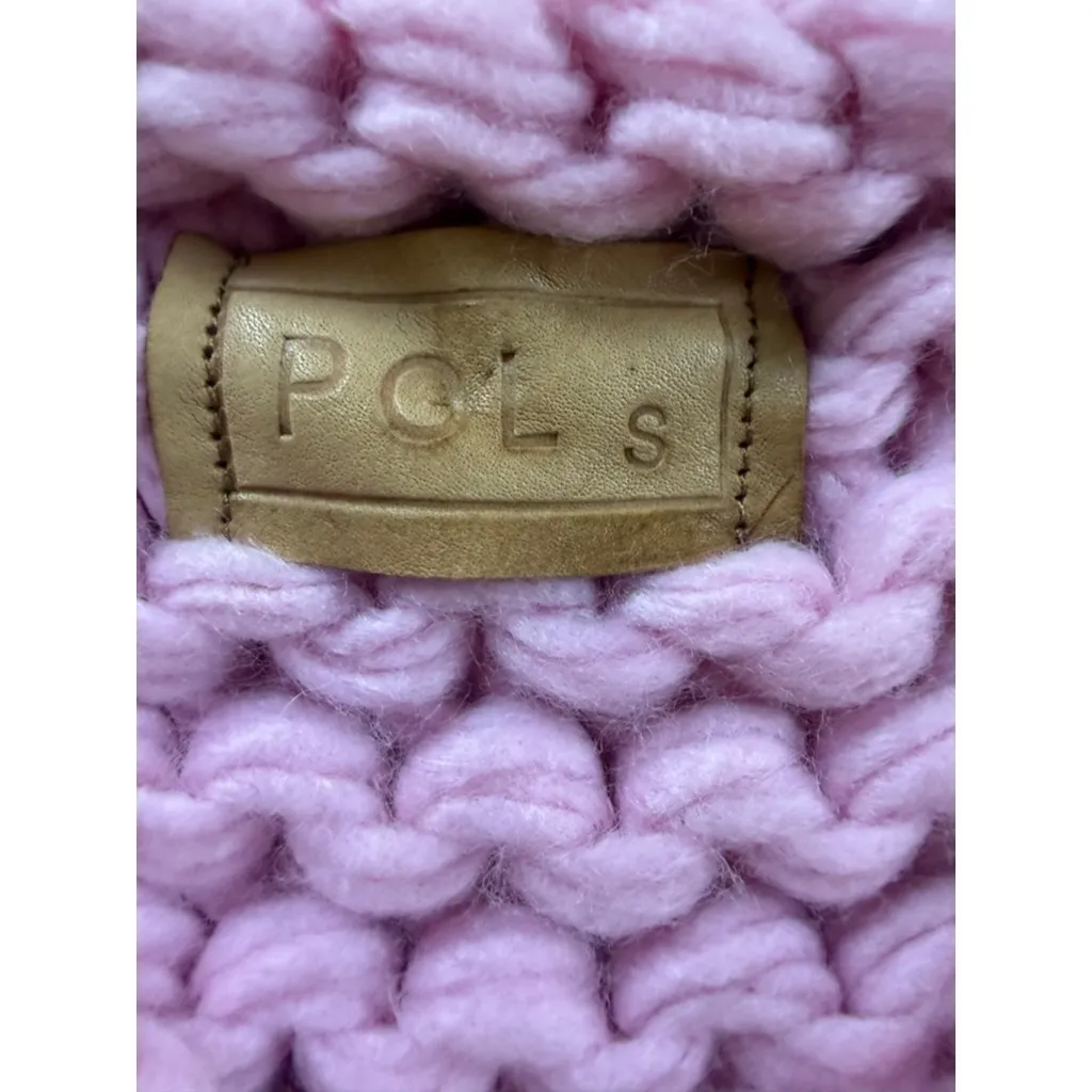 POL Oversized Chunky Sweater in Pink Size S - Image 8