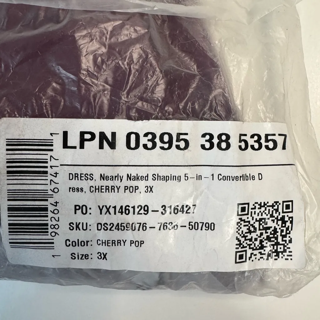 Yitty Convertible Sculpting Shapewear Dress Sz 3X NWT 5 In 1 Convertible Dress - Image 6