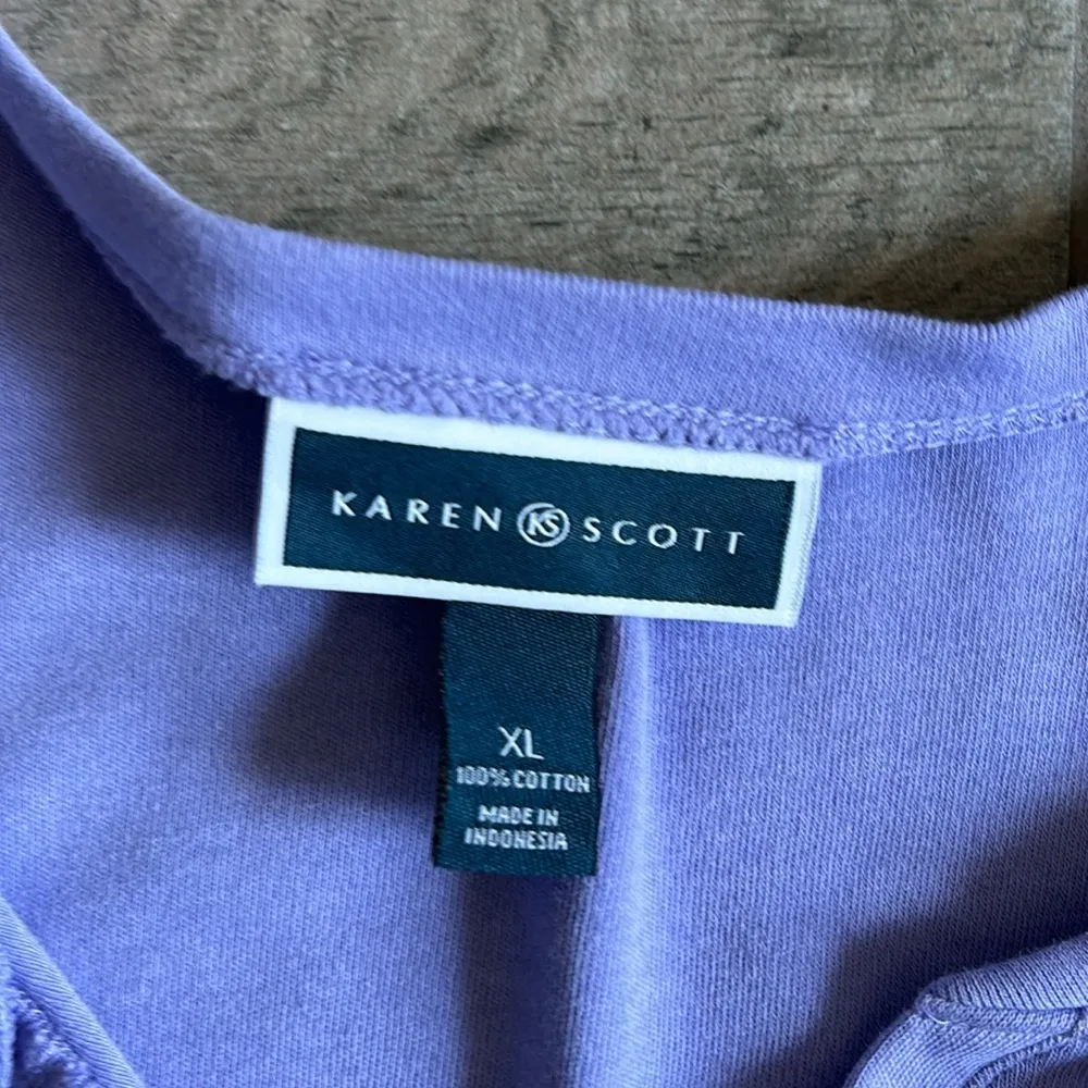 Karen Scott 3/4 sleeve tshirt - Image 3