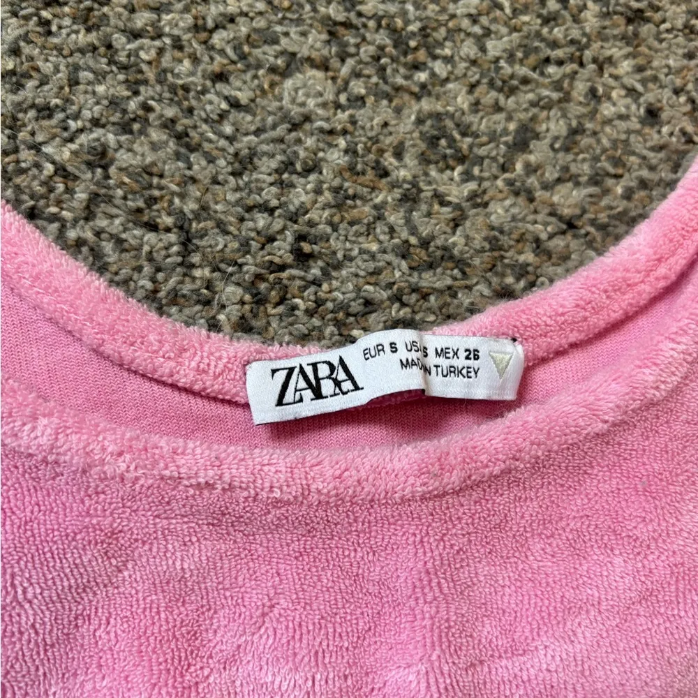 Zara Terry Cloth Cropped Tank - Image 2