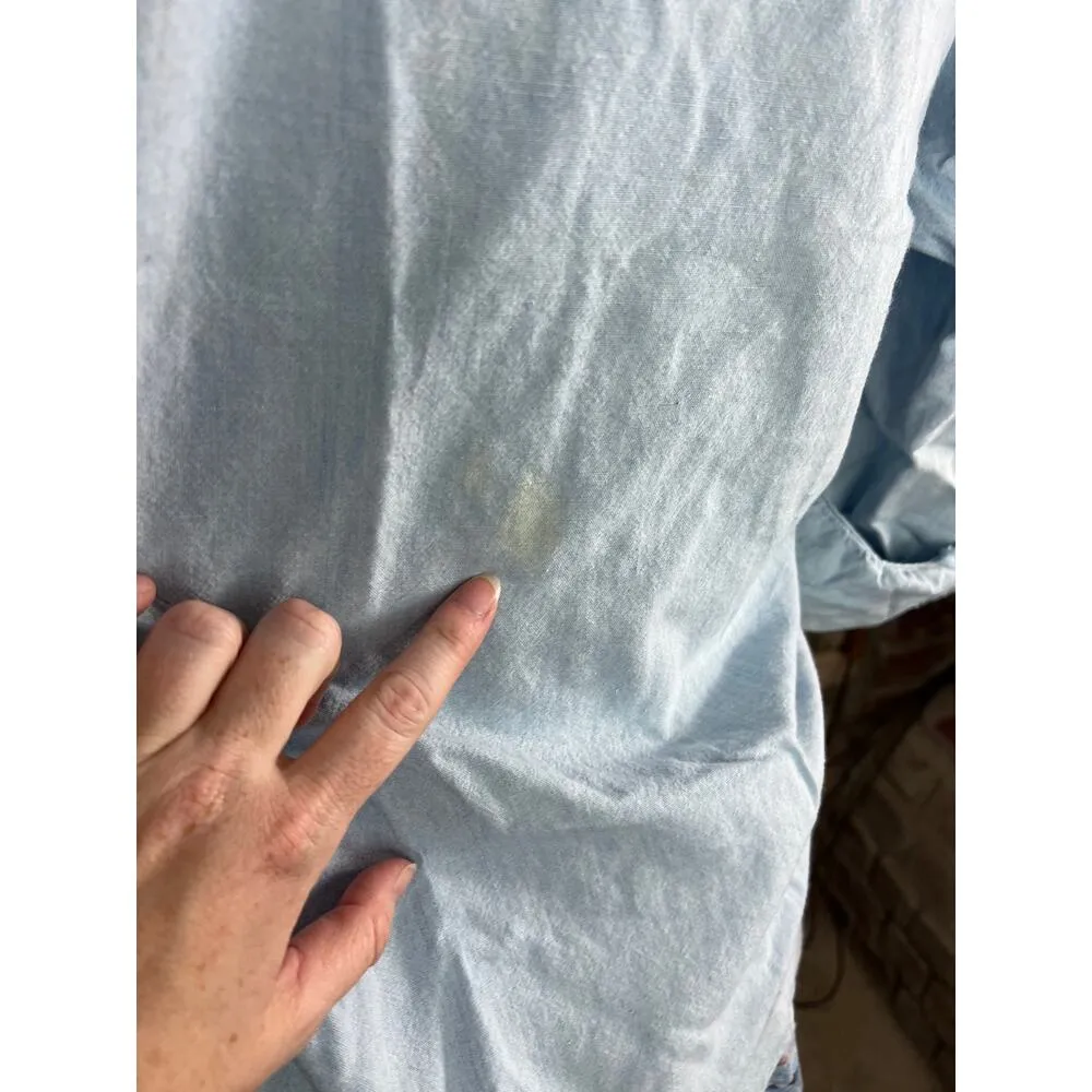 suit skirt blazer button front top swing skirt floral blue pink white Size 12 - Image 10