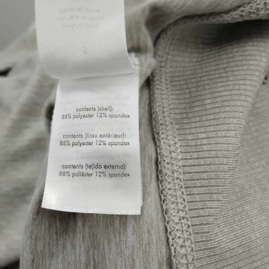 WeWoreWhat Fitted Full Zip Up Hoodie Sweatshirt Heather Gray Pockets Size Small - Image 4