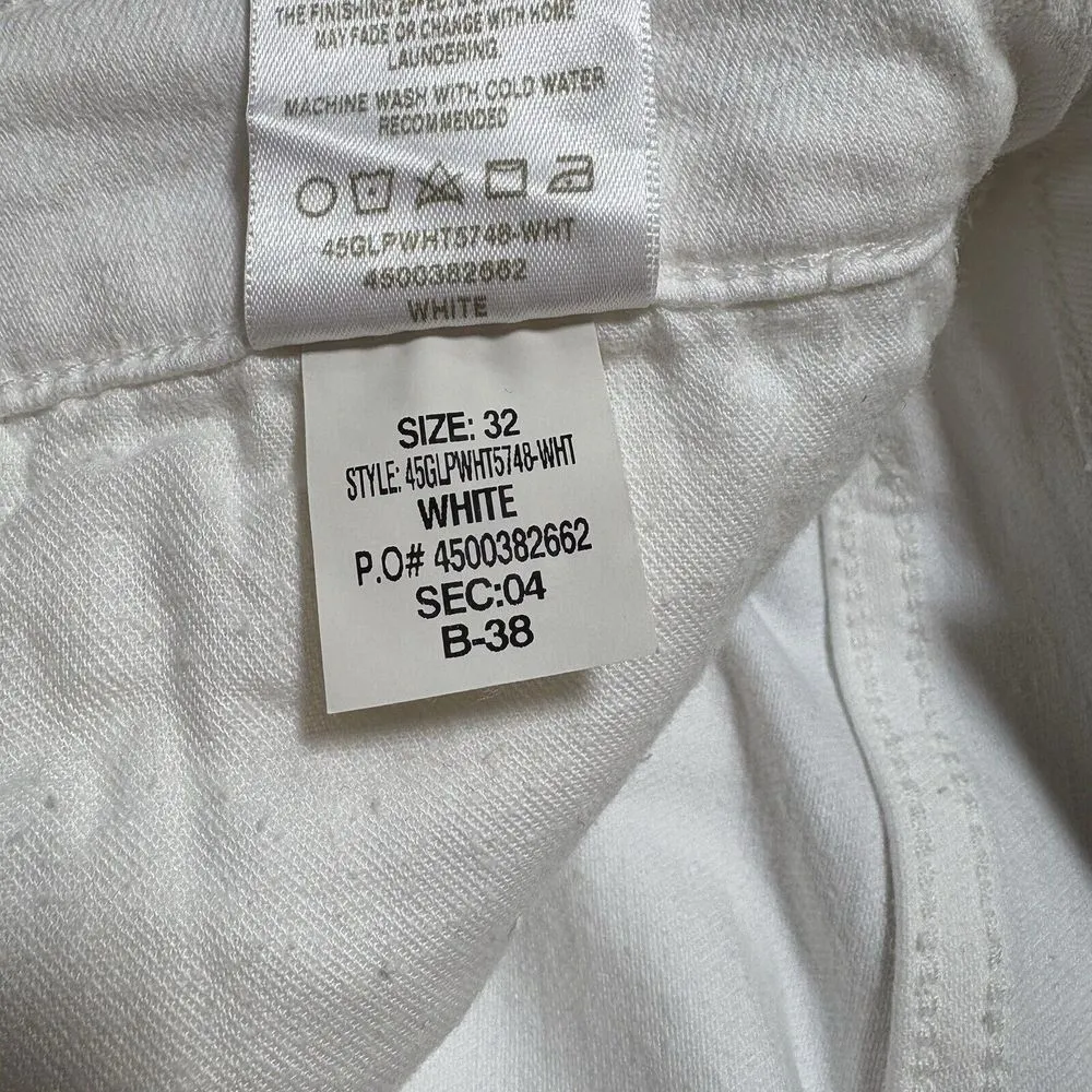 NEW Joe's White Distressed High Rise Skinny Ankle‎ Jeans Size 32 X 28 NWT - Image 7