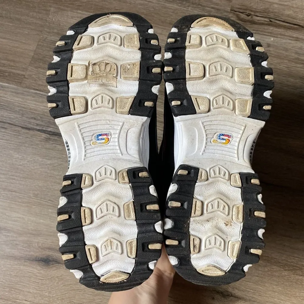 Skechers D’Lites Women's Rainbow Fiesta Black Athletic Sneakers Shoes Size 6.5 - Image 7