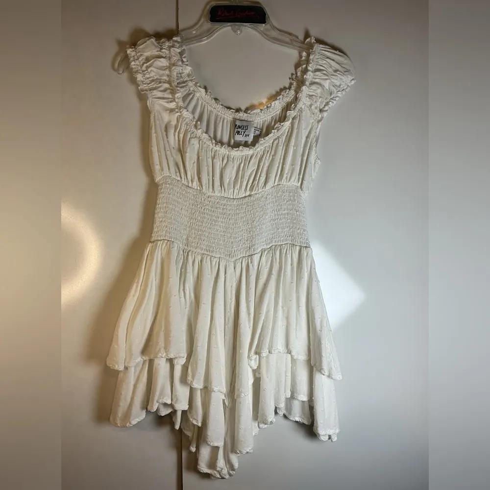 Princess Polly White Ruffled RomperA0175 - Image 4