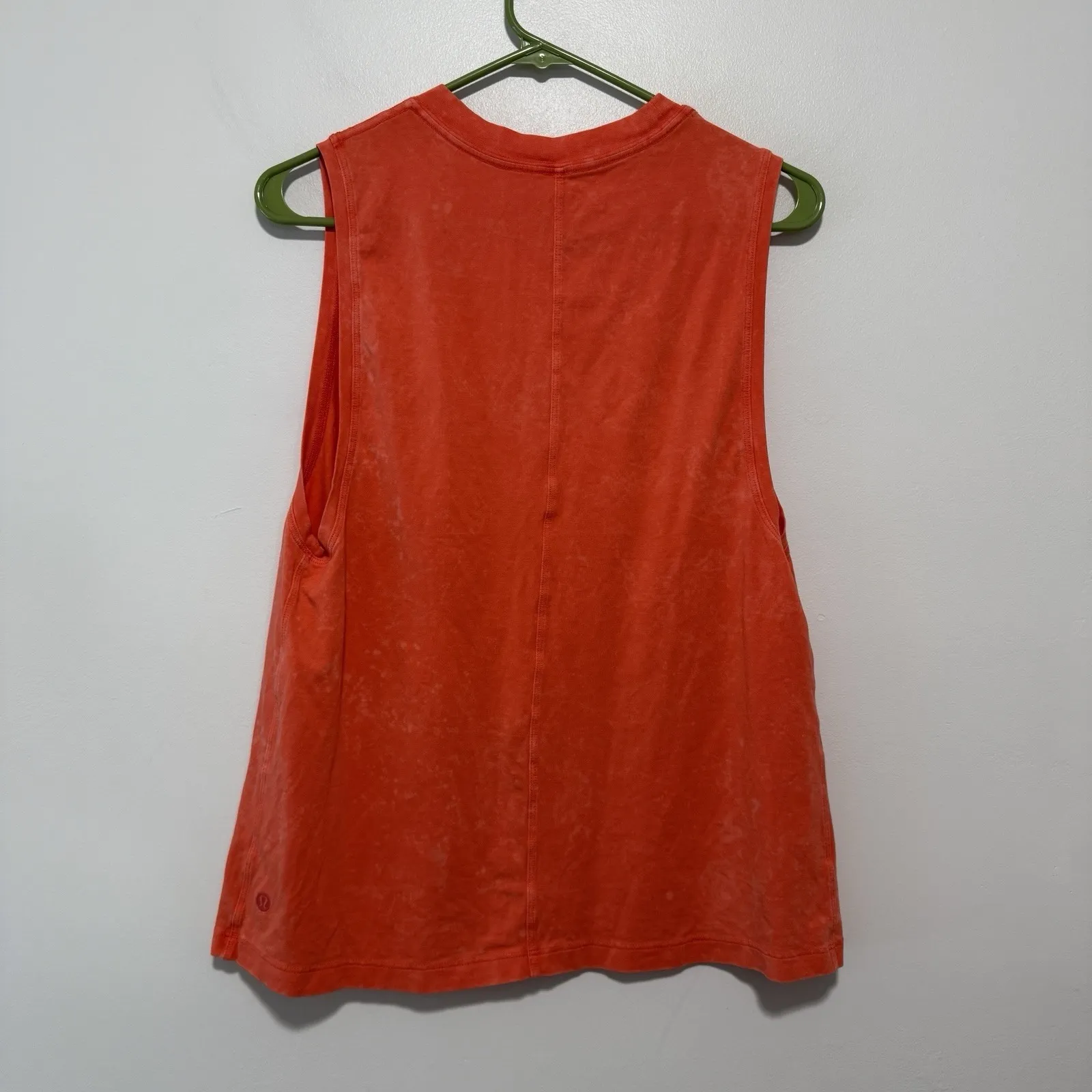 Lululemon All Yours Pima Cotton Tank‎ Top in Cloudy Wash Flare Size 2 - Image 6