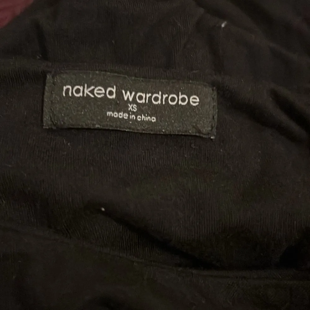 Naked Wardrobe Black Cutout Jersey Long Sleeve Bodysuit - Image 4