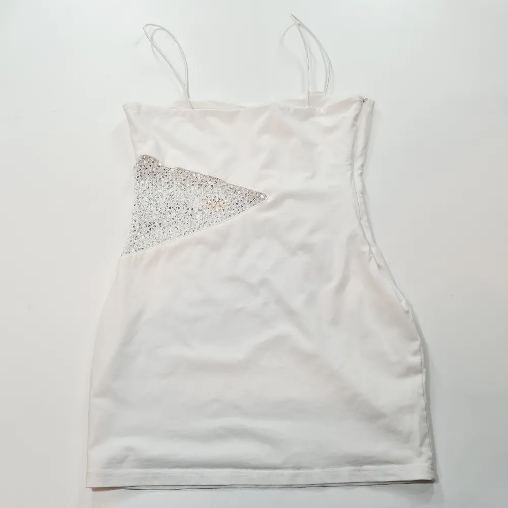Superdown Cia Mini Dress in White - Image 3