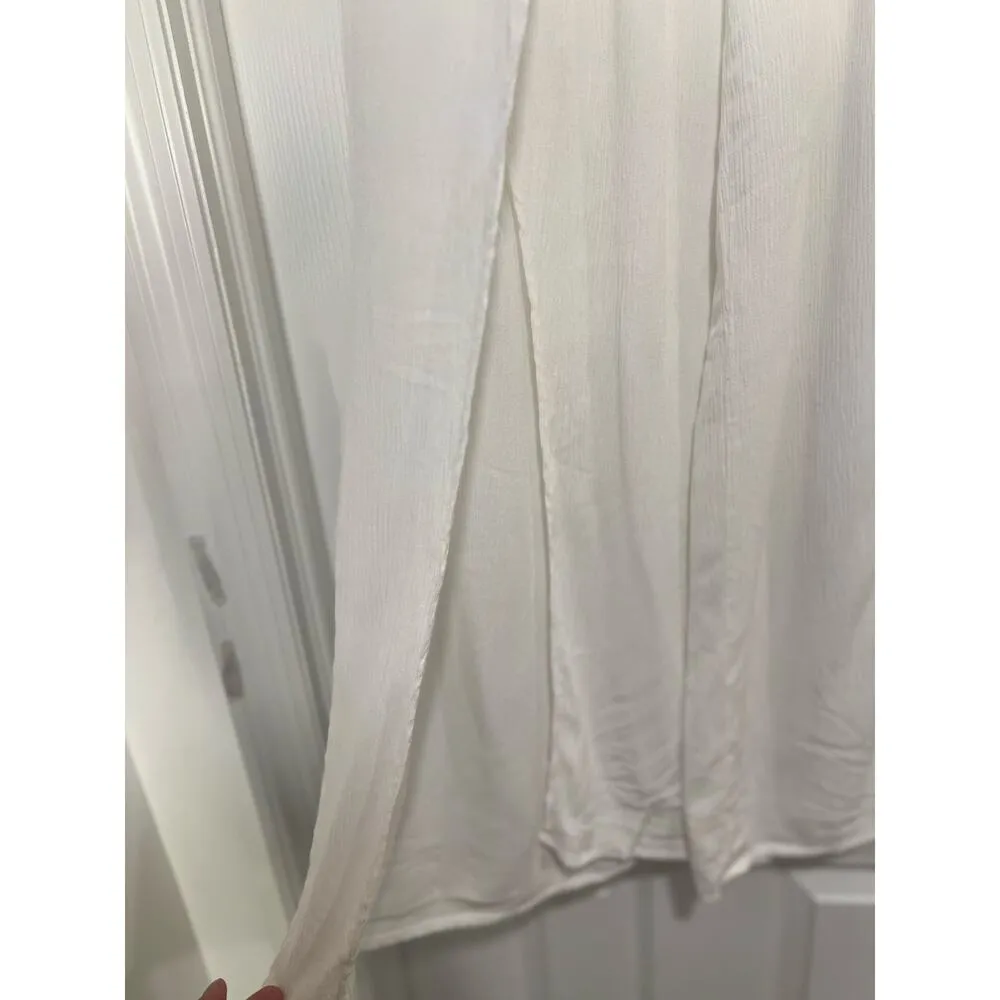 Womens Kona Soul Beach Coverup Rayon Front tie Slim Pants M Resort wear Vacation - Image 4