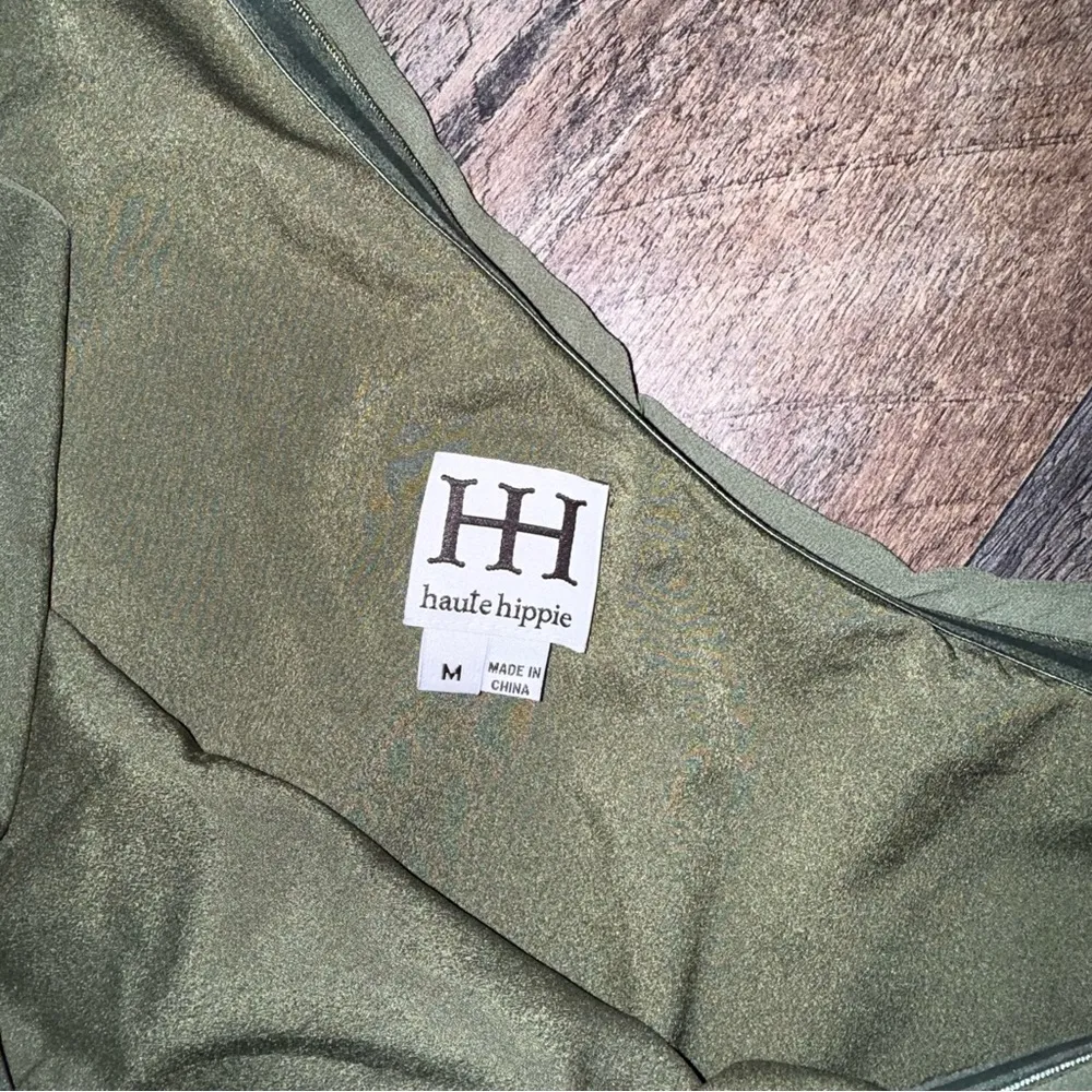 Haute Hippie One Shoulder Dress Medium - Image 4