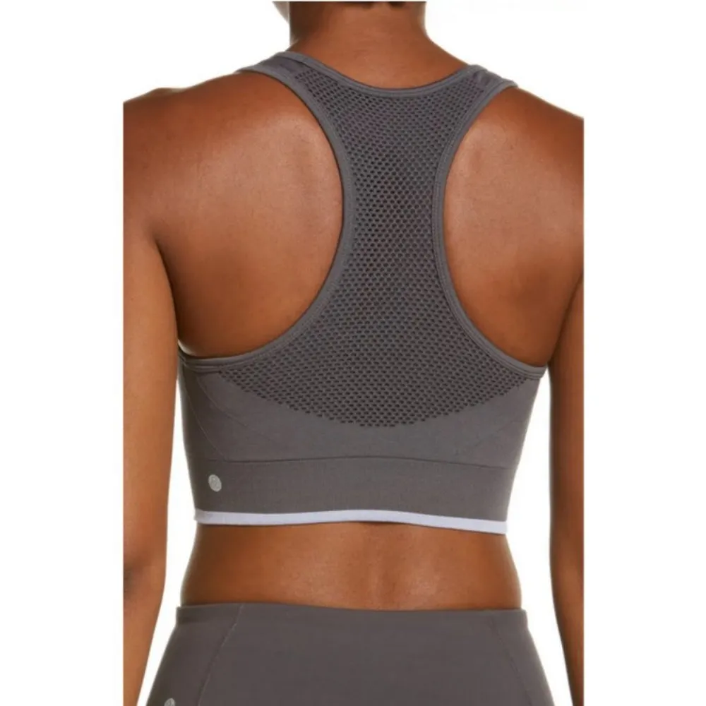 💕ZELLA💕 Pulse Seamless Sports Bra ~ Grey Forged Small S NWT - Image 2