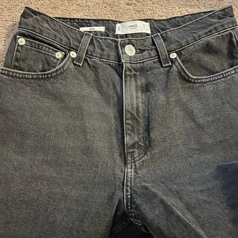 Mango black mom jeans 4 - Image 4