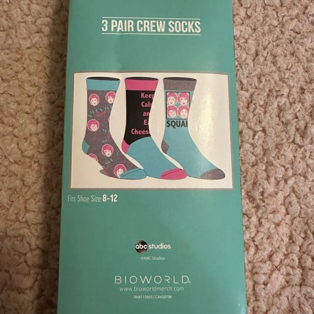 Golden girls sock set, 3 pairs - Image 5