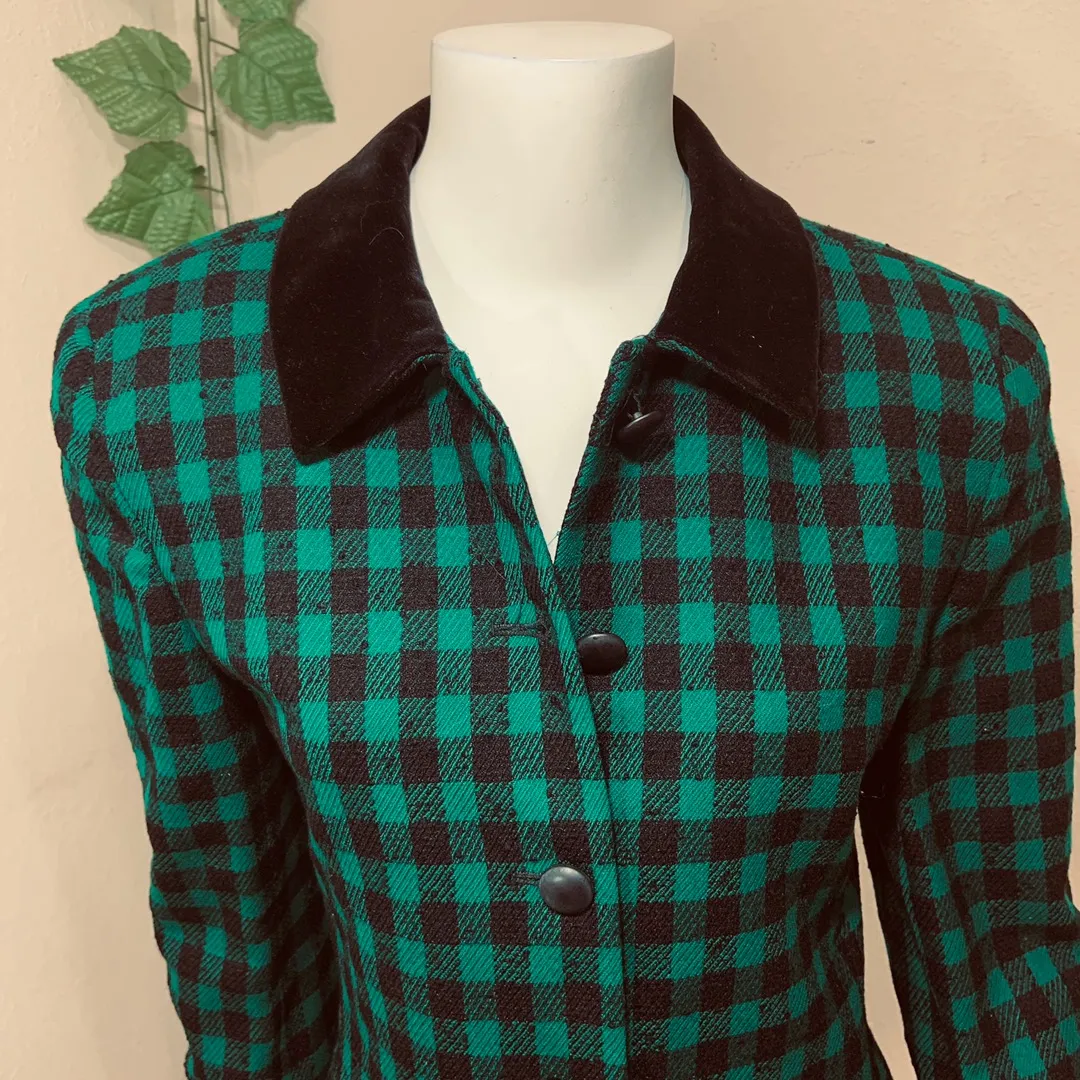 Vintage 90’s The Suit Plaid Jacket - Image 5