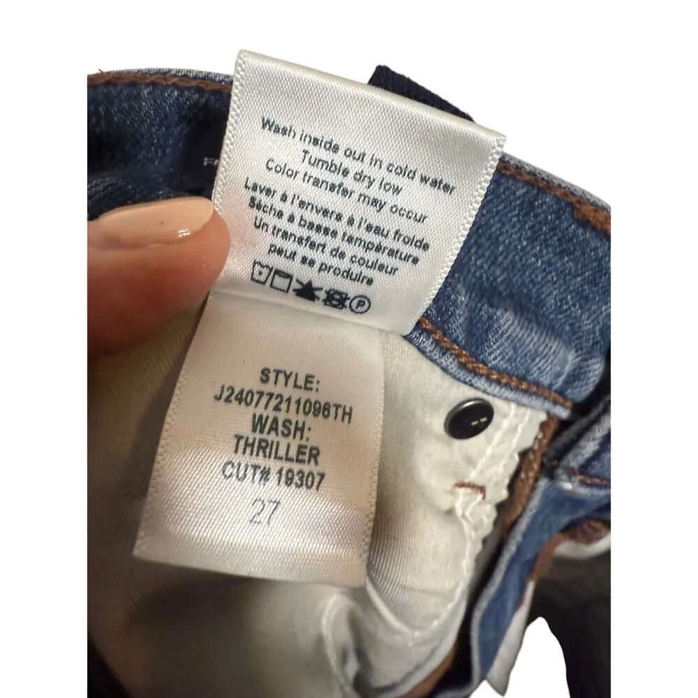 Veronica Beard Dylan Cuffed Straight-Leg Jean in Thriller Wash Sz. 27 - Image 7