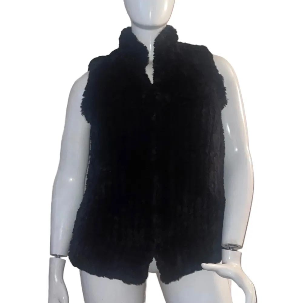 AQUA  faux fur vest - Image 2