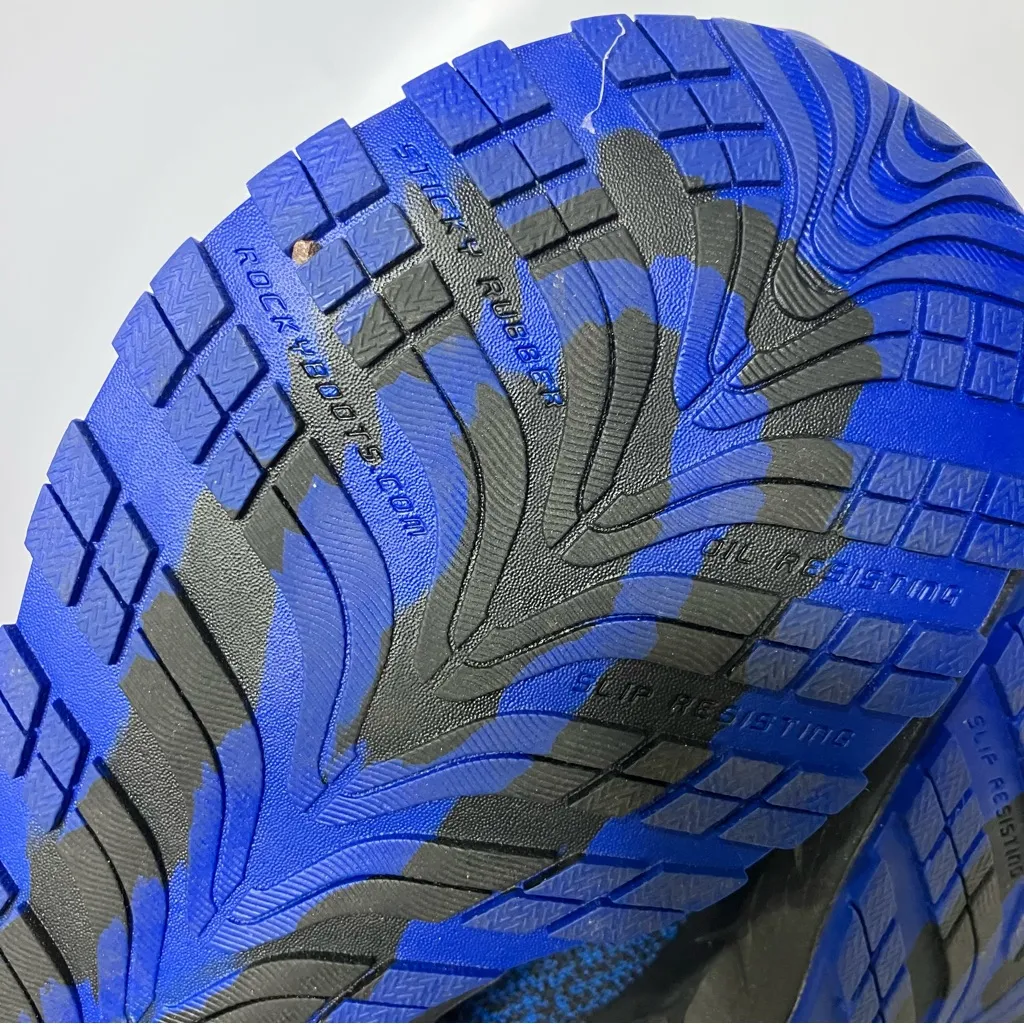 Rocky day one safety work knits LX shoes black blue women’s size 6.5 new in box - Image 9