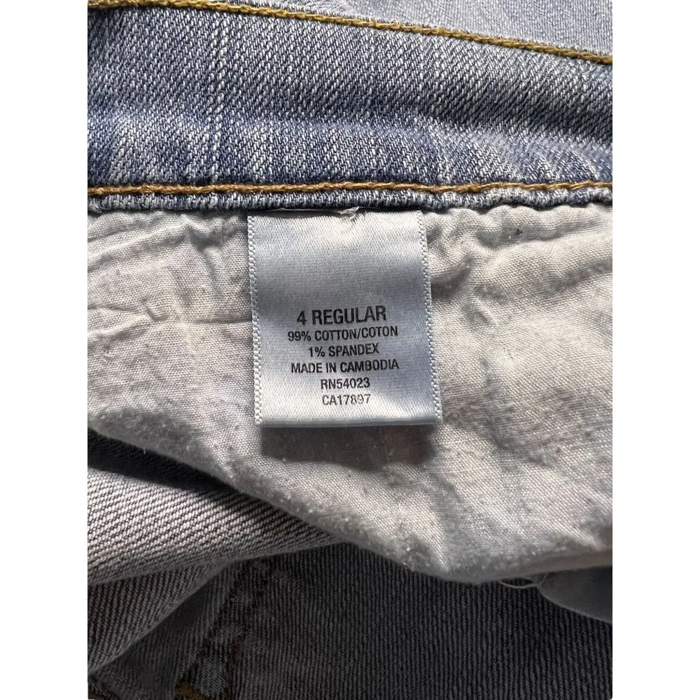 Old Navy Blue Jeans Womens Size 4 Regular Bootcut - Image 4