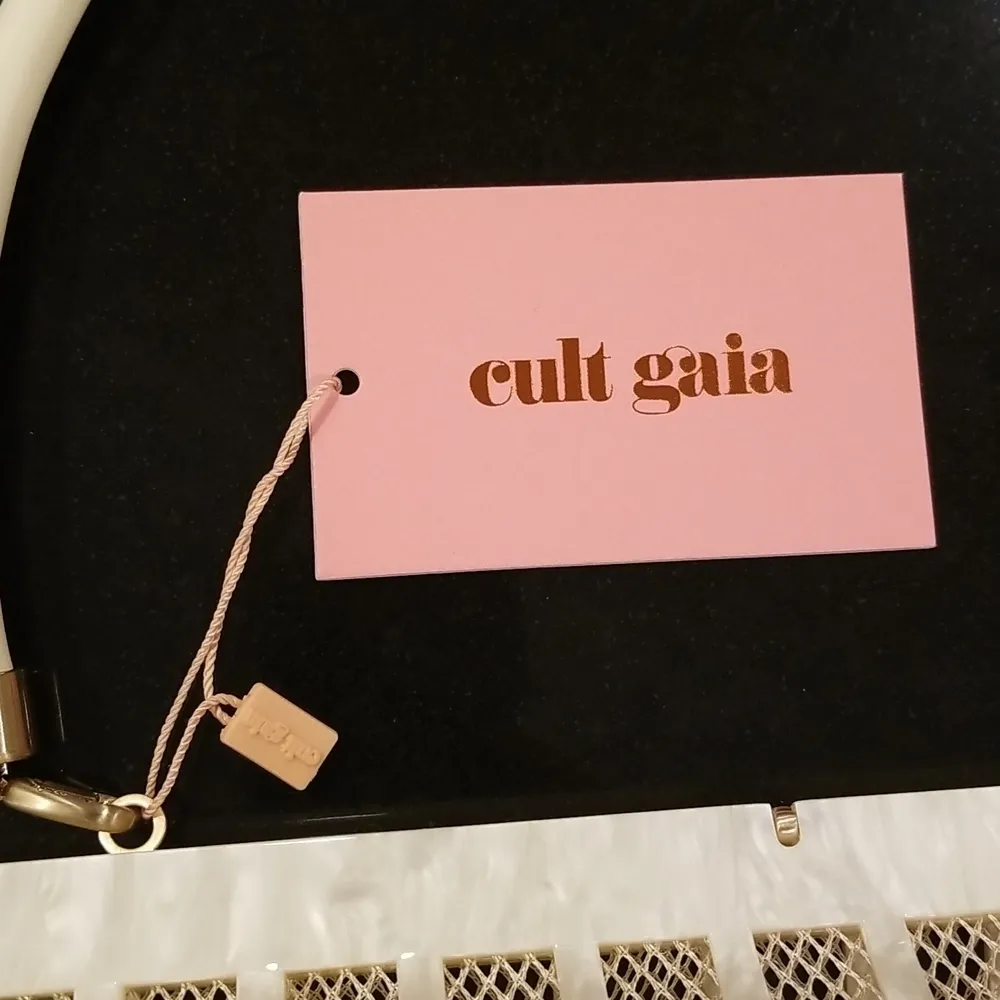 💕CULT GAIA💕 Alana Acrylic Shoulder Bag ~ Ivory NWT - Image 15