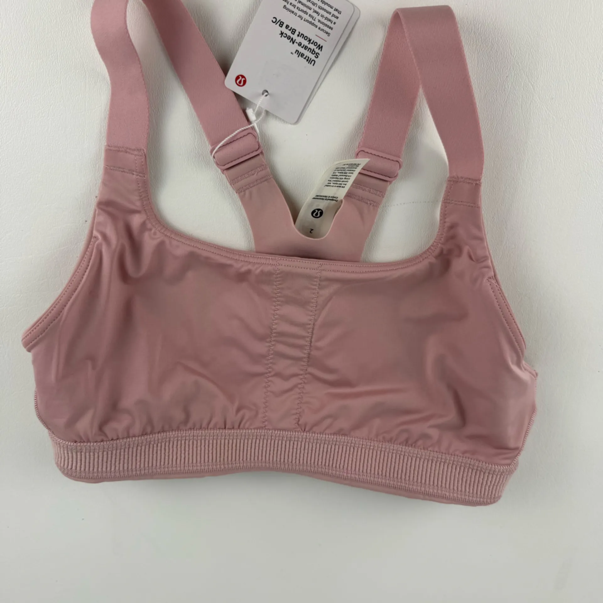 🌸 Lululemon “UltraLu” Square Neck Workout Bra - Image 10