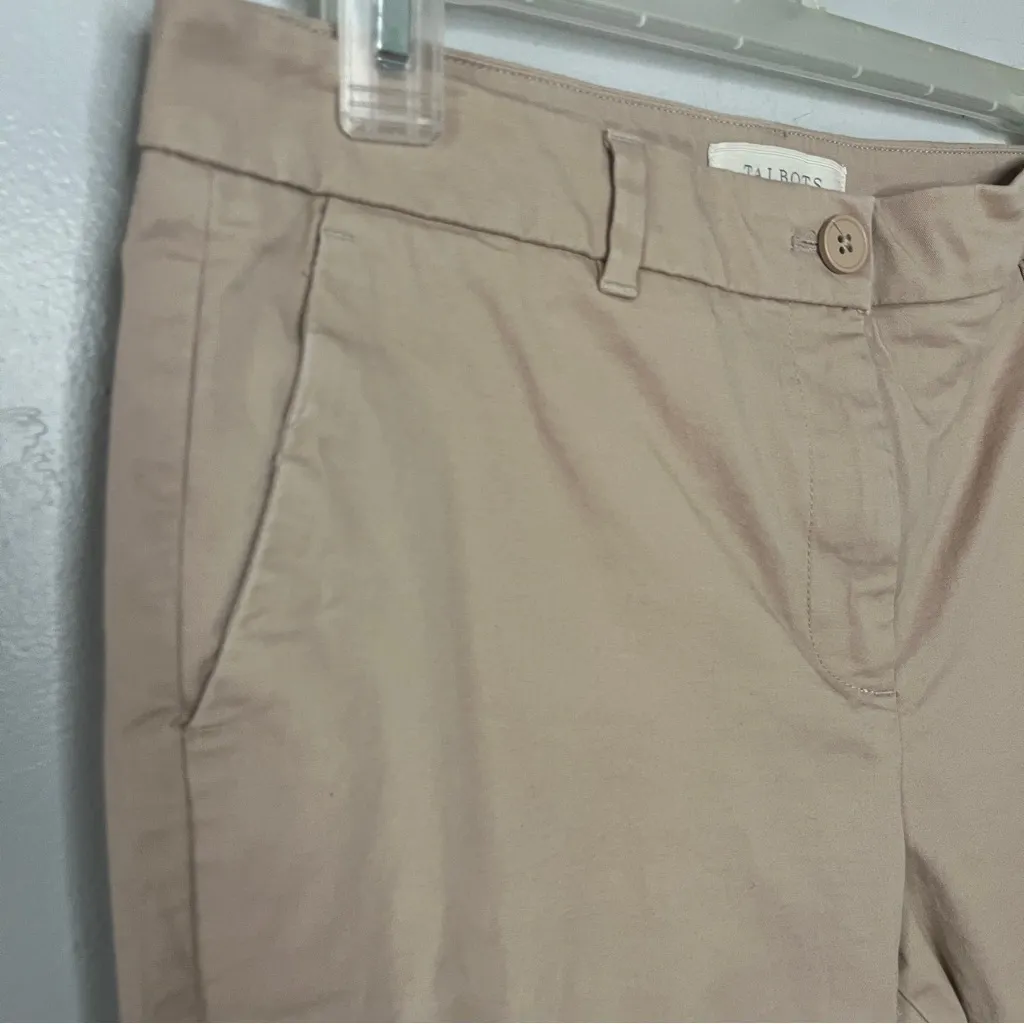 Talbots Tan Cropped Women's Pants - Image 4